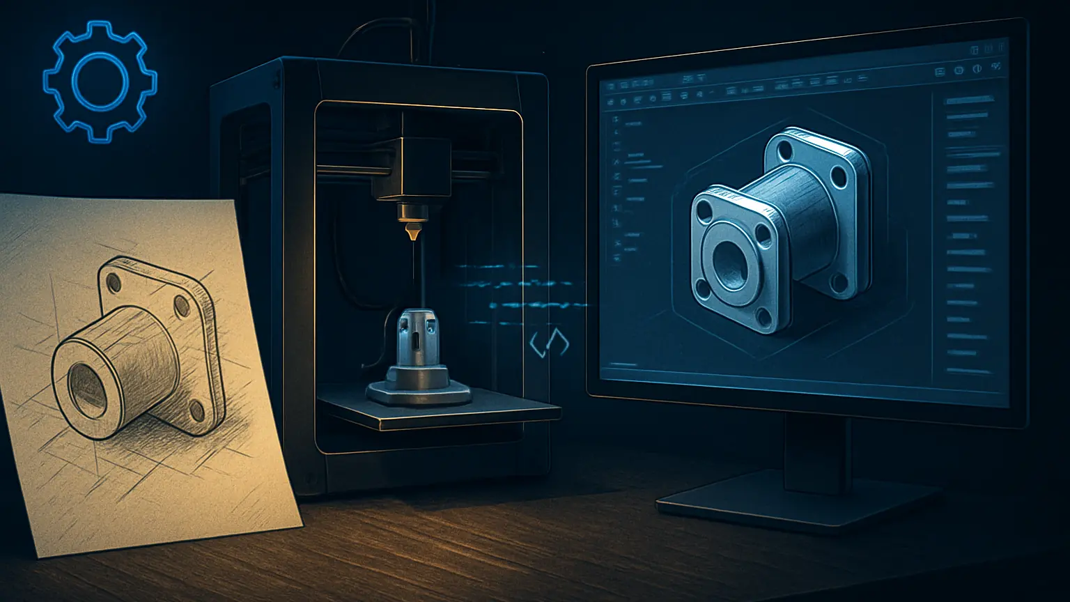 KI wandelt 2D-Entwürfe direkt in präzise CAD-Programme um