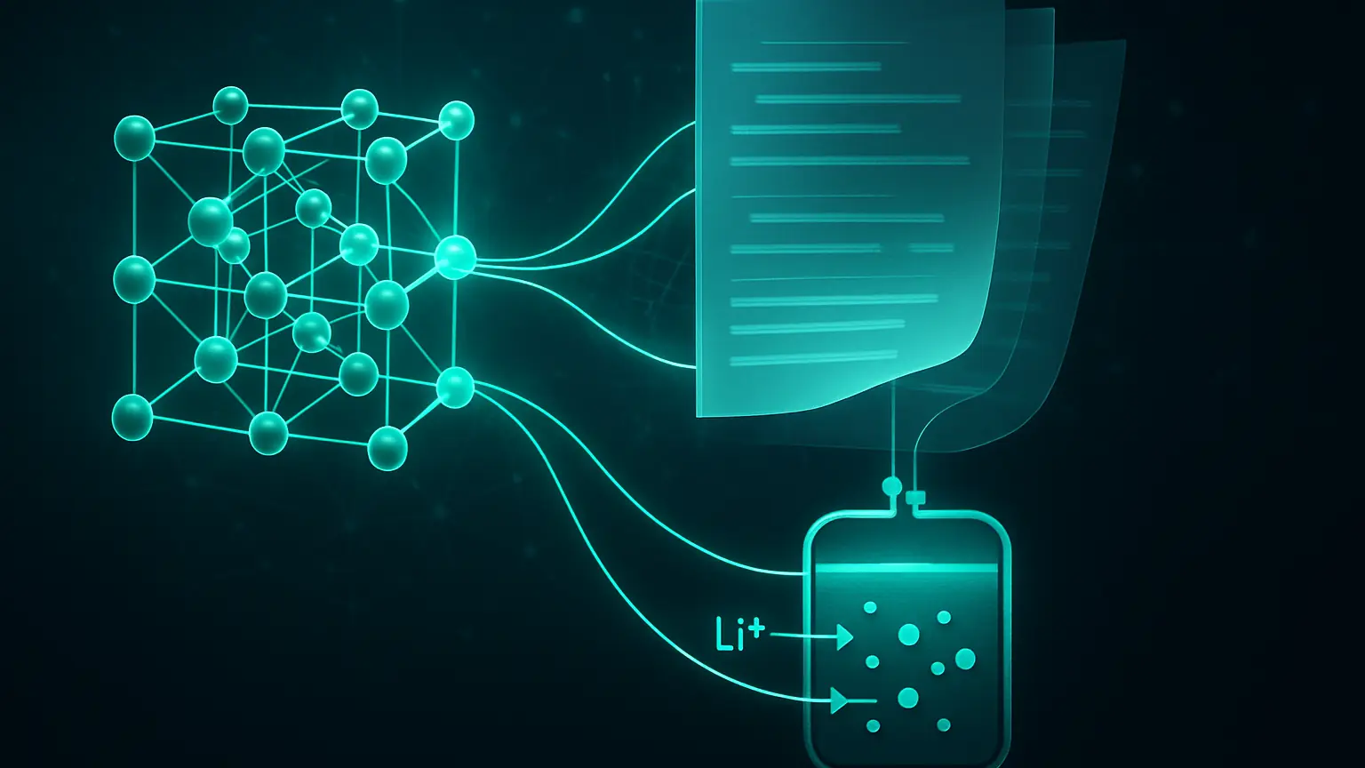 MIT-Modell verbindet Atomstruktur und Text für die Suche nach Batterieelektrolyten